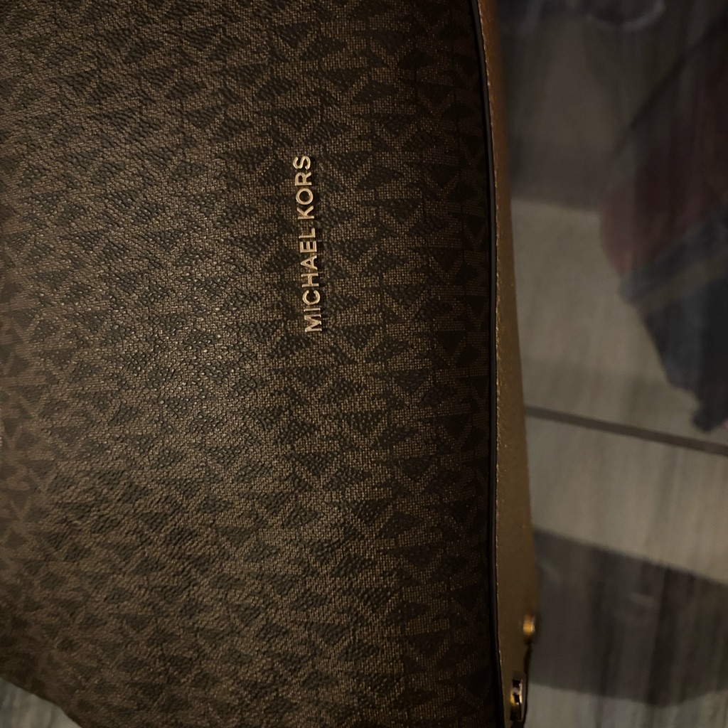 Michael Kors Brown Signature Shoulder Bag
